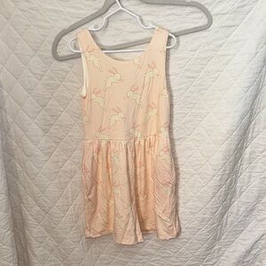 SweetHoney Peach Bunny Girls' One Piece Romper (8Y)